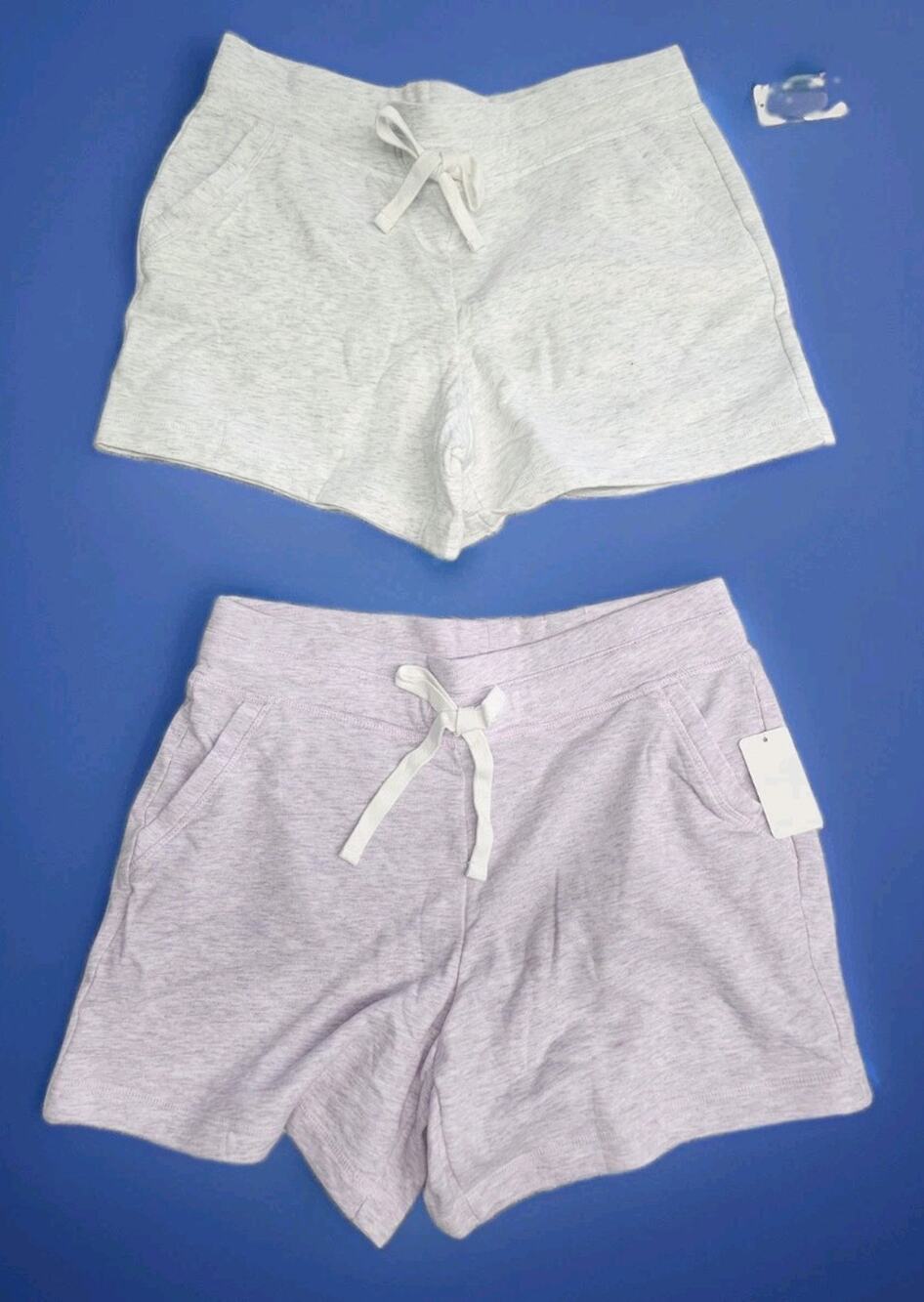 NWT 32 Degrees Cool Womens Sweat Shorts 2 Pack Loungewear Gym Athletic S Fleece